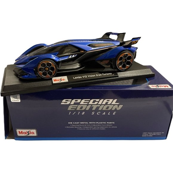 Maisto 1/18 Scale Diecast metal Lambo V12 Vision Gran Turismo Special Edition - Picture 8 of 12